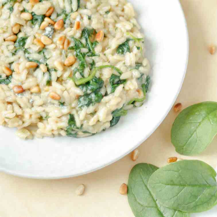 Blue Cheese and Spinach Risotto