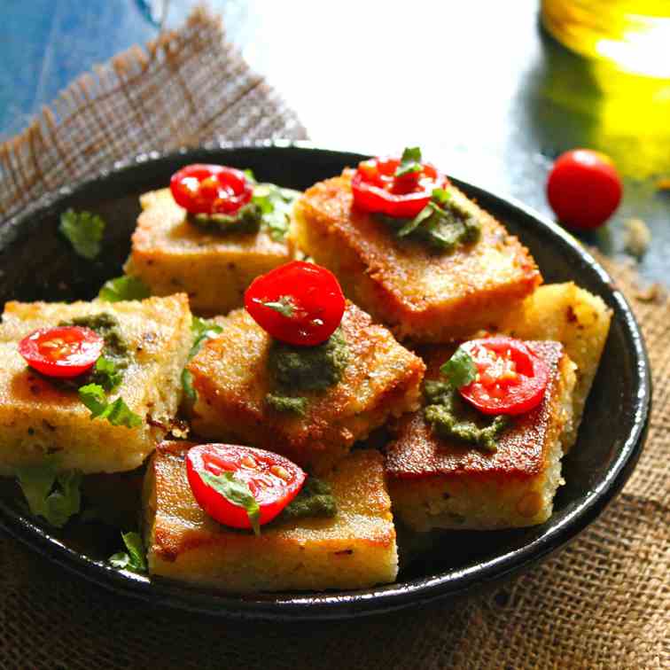 Rava Idli Squares