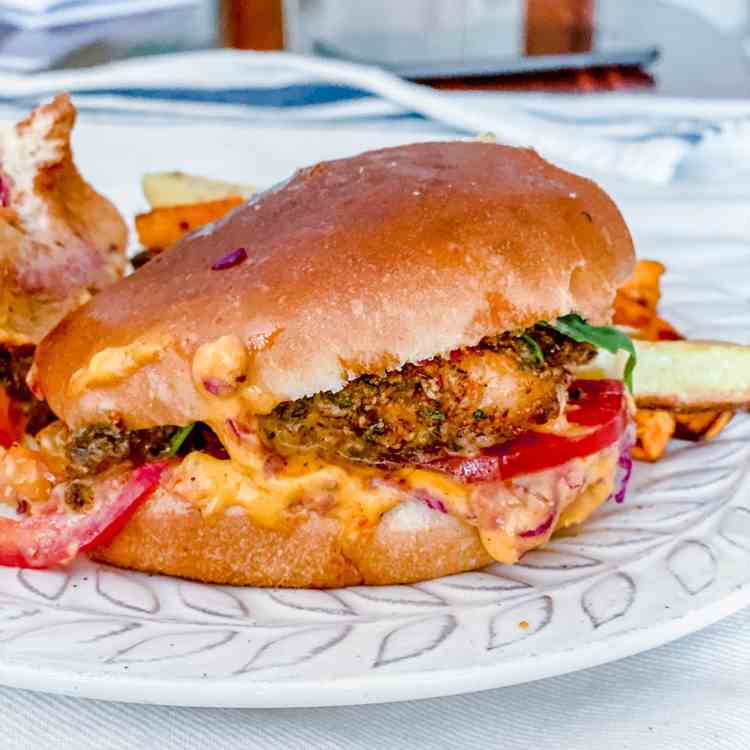 Blackened Fish Sandwich with Aioli