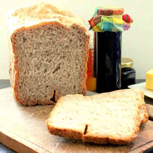 Mixed Flour Bread from the Bread Machine