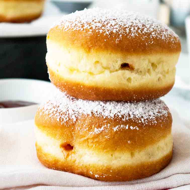 Jelly filled Carnival Donuts