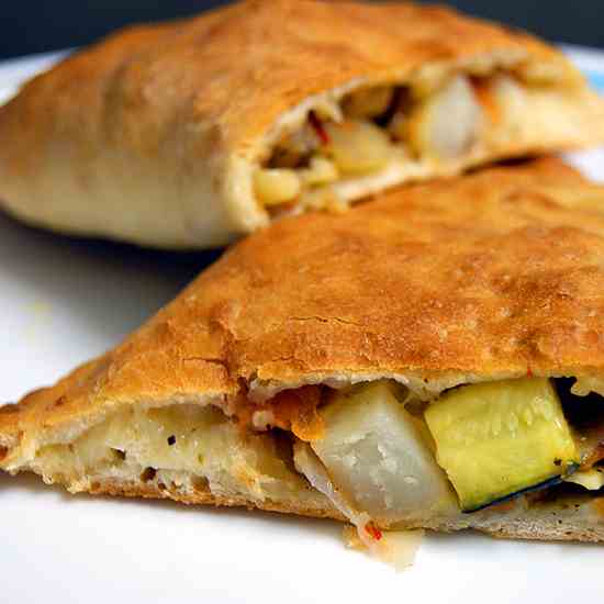 Roasted Vegetable Calzone