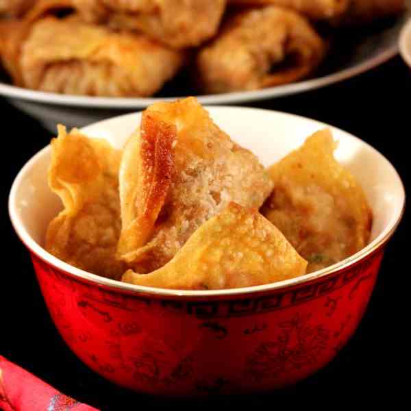 Deep-fried Cantonese Wontons