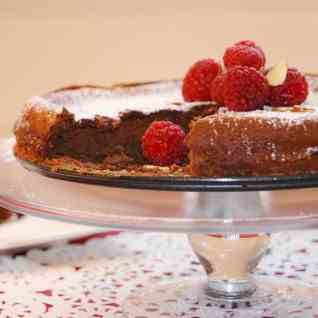 Chocolate Almond Flourless Cake