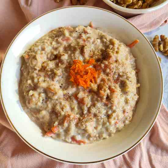 Vegan Carrot Cake Oatmeal