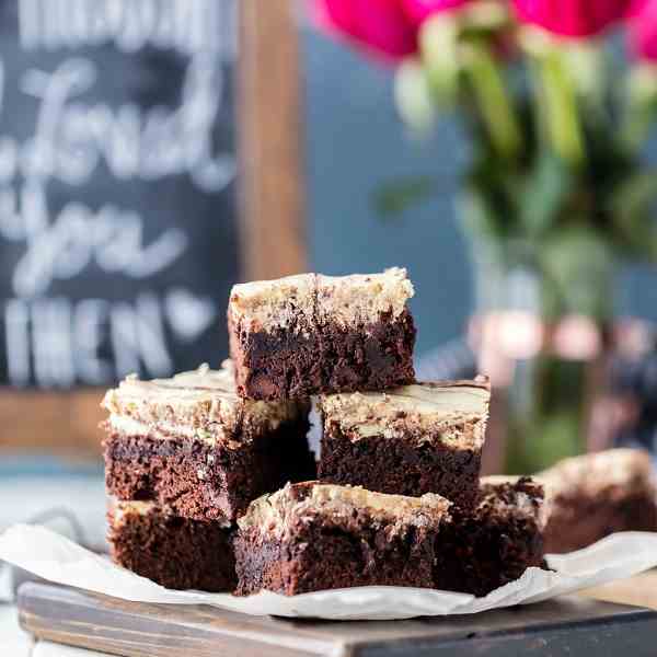 Caramel Cream Cheese Brownies