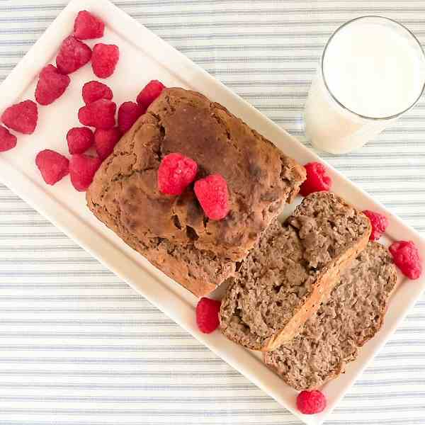 Pan Roasted Raspberries Bread