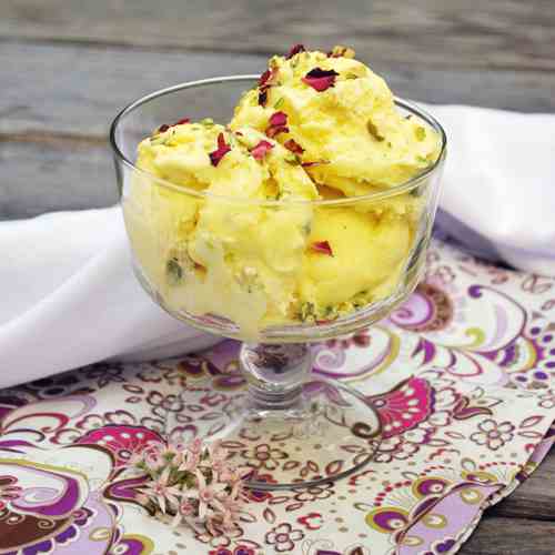 Persian Ice Cream with Saffron