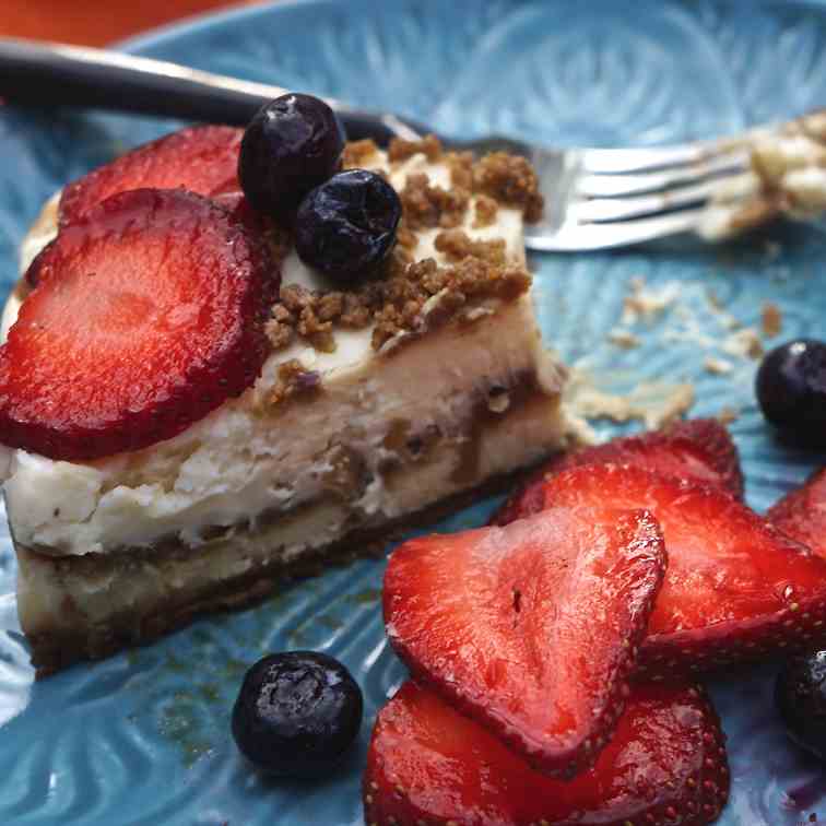 Ginger Mascarpone Cheesecake