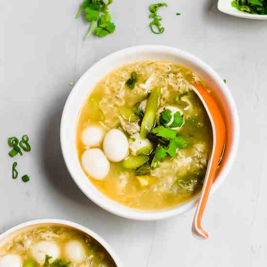 Vietnamese Crab and Asparagus Soup
