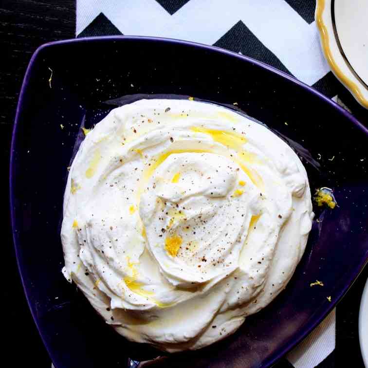 Whipped Ricotta with Lemon & Olive Oil