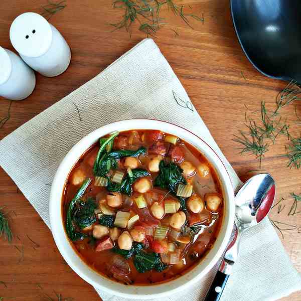 Chickpea soup