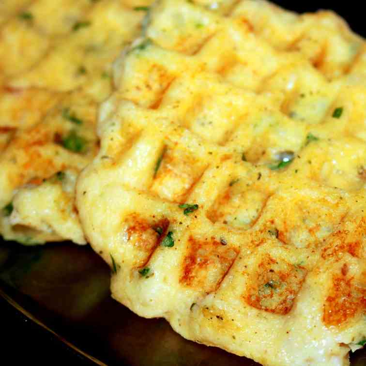 Potato Herb Waffles