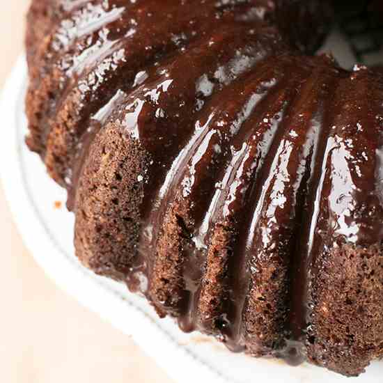 Dark Chocolate Avocado Cake