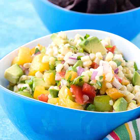 Grilled Sweet Corn Salsa