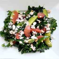 Shredded kale salad