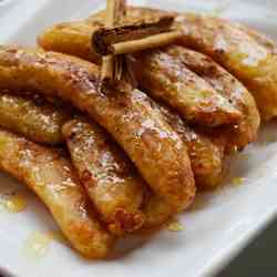 Honey Banana Fritters.