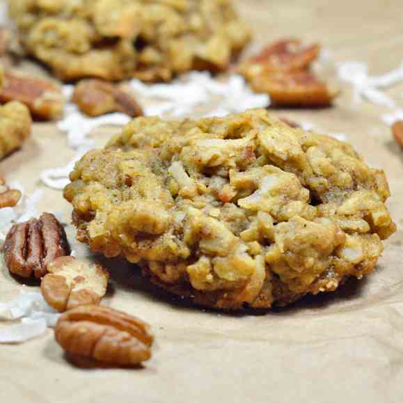 Oatmeal Coconut Pecan Cookies