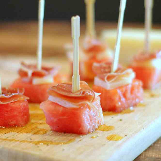 Watermelon, Prosciutto - Pecorino Romano 