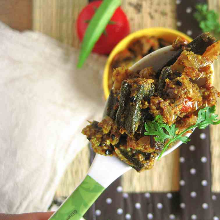 indian style okra curry