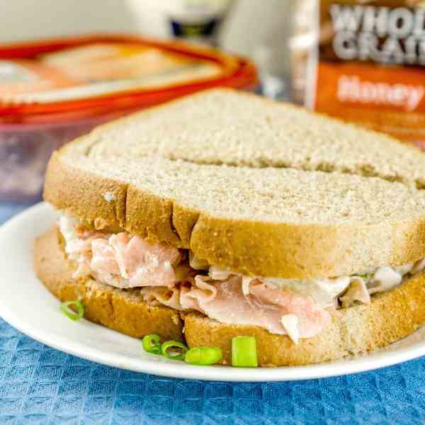 Hawaiian Chicken Salad Sandwich