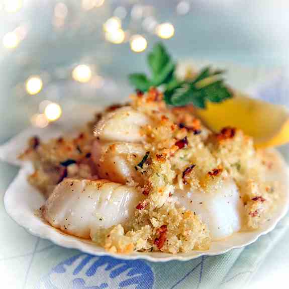 Scallop Gratin