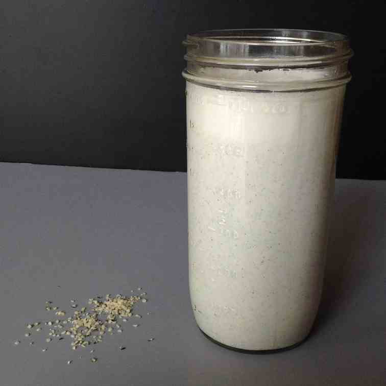 Homemade Hemp Milk Two Ways