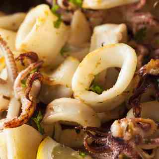 Parsley Citrus Calamari