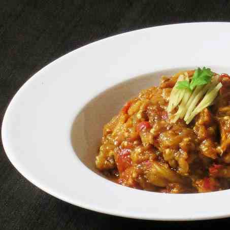 Baigan Bharta /Smoky Brinjal Mash