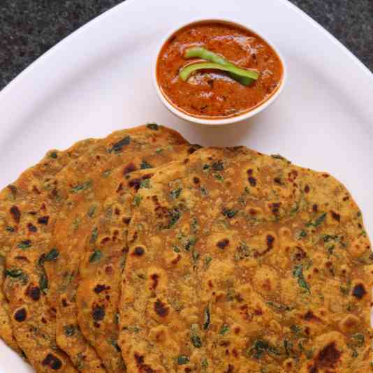 Methi Paratha Recipe Punjabi