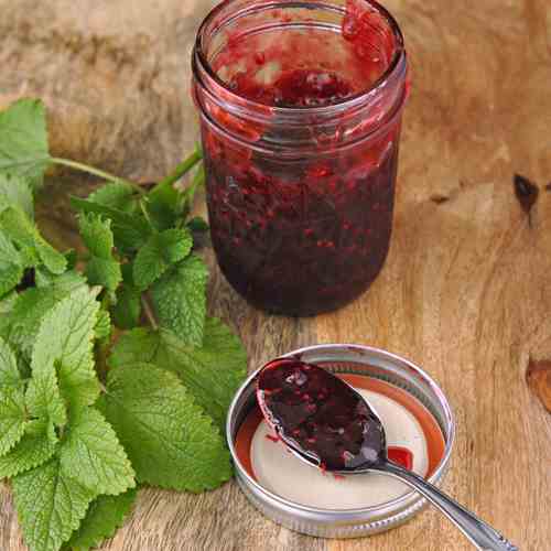 Raspberry Lemon Balm Jam