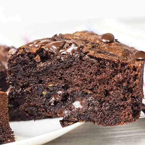 Healthy Chocolate Zucchini Cake