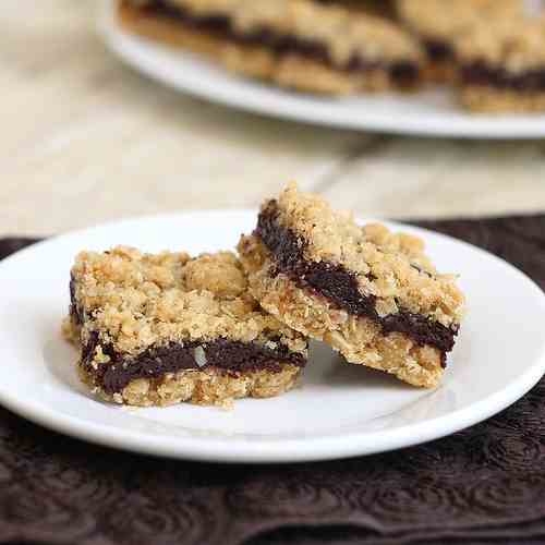 Oatmeal Fudge Bars