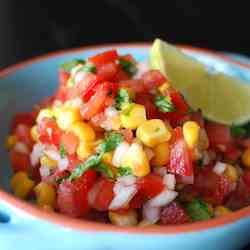 Fresh Corn Pico de Gallo