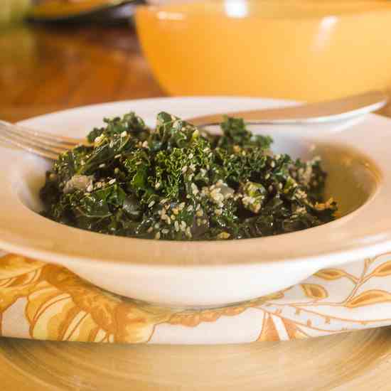 Sesame Ginger Kale