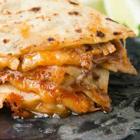 Cafe Rio Copycat sweet pork quesadilla