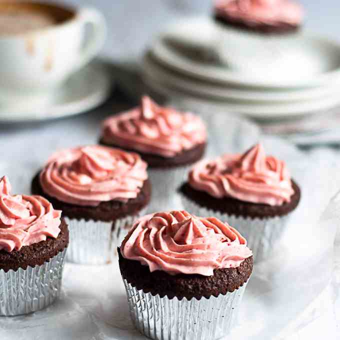 Sugar Free Flourless Chocolate Cupcakes