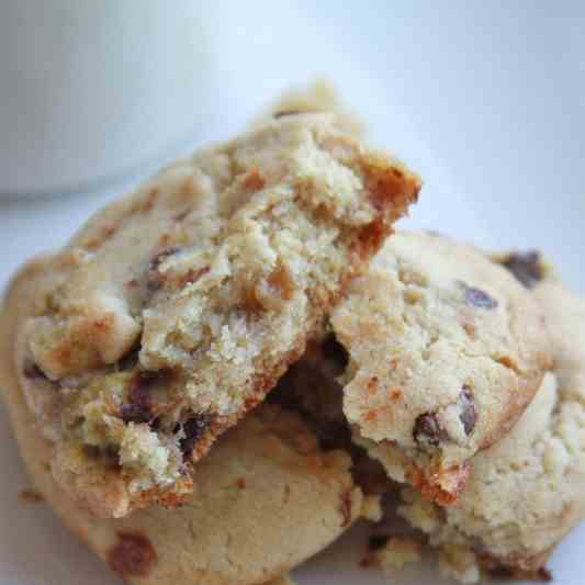 Caramelized Banana Chocolate Chip Cookies