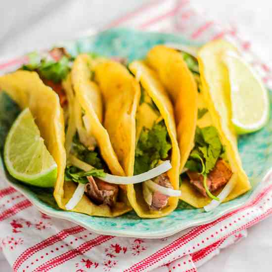 Carne Asada Baja Street Tacos