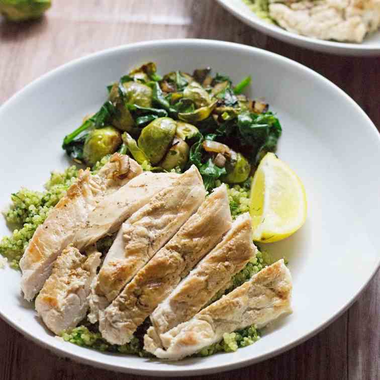Healthy Green Quinoa Bowls
