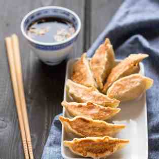 Spicy butternut squash dumplings