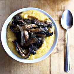 Creamy Polenta with Tuffled Mushrooms