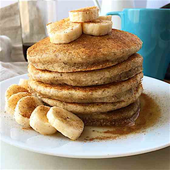Gluten Free Buckwheat Flaxseed Pancakes