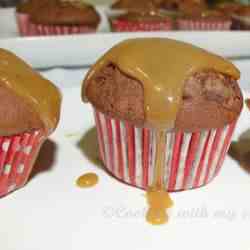 Caramel filled cupcakes