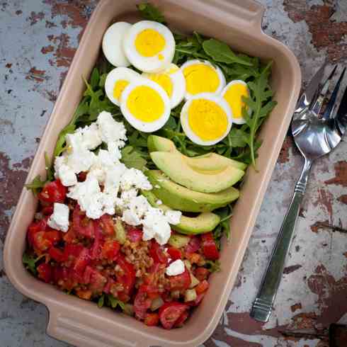 Wheat berry salad