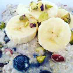 Blueberry and Banana Bircher Muesli