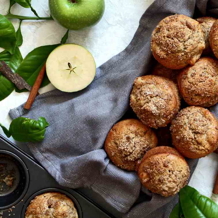 Dairy free apple cinnamon muffins!