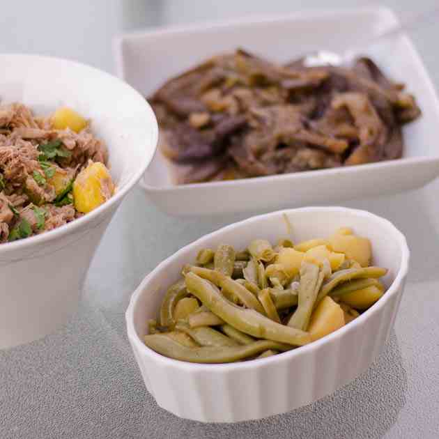 Green Beans Stewed with Potatoes