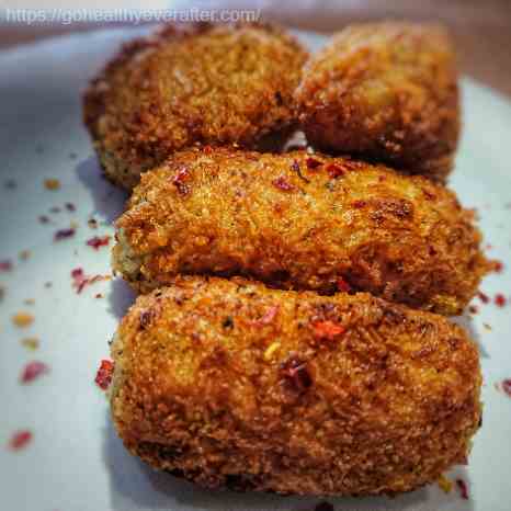 potato croquettes with cheese