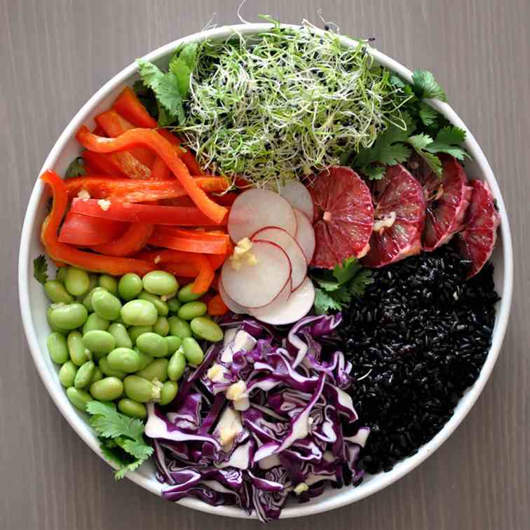 Black Rice - Edemame Buddha Bowl